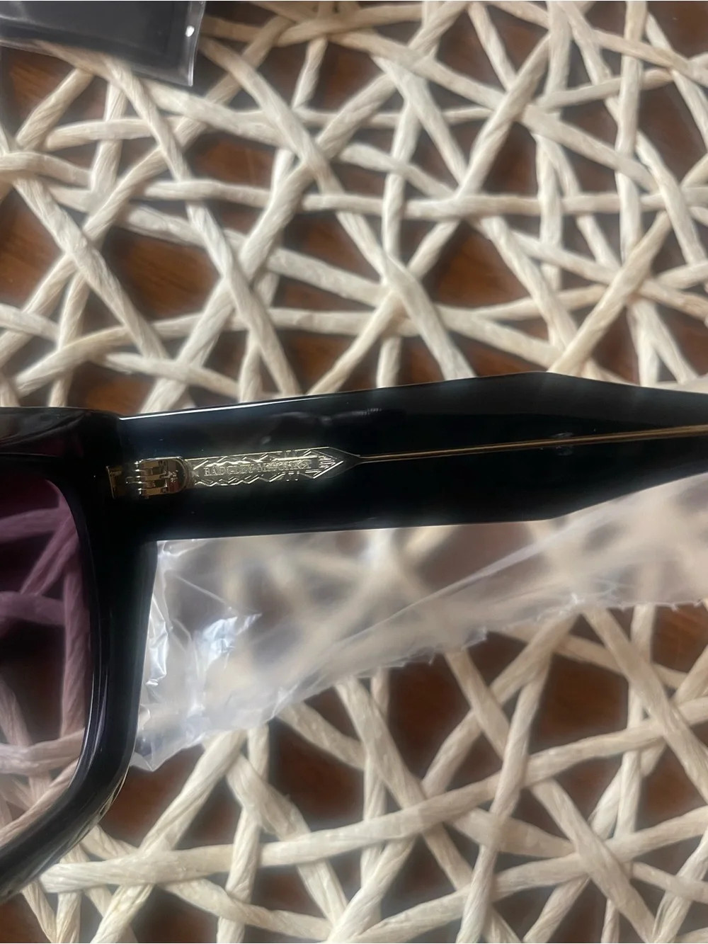 Badgley Mischka Felicite Sunglasses with Crystal Accents and Black Gradient Lens